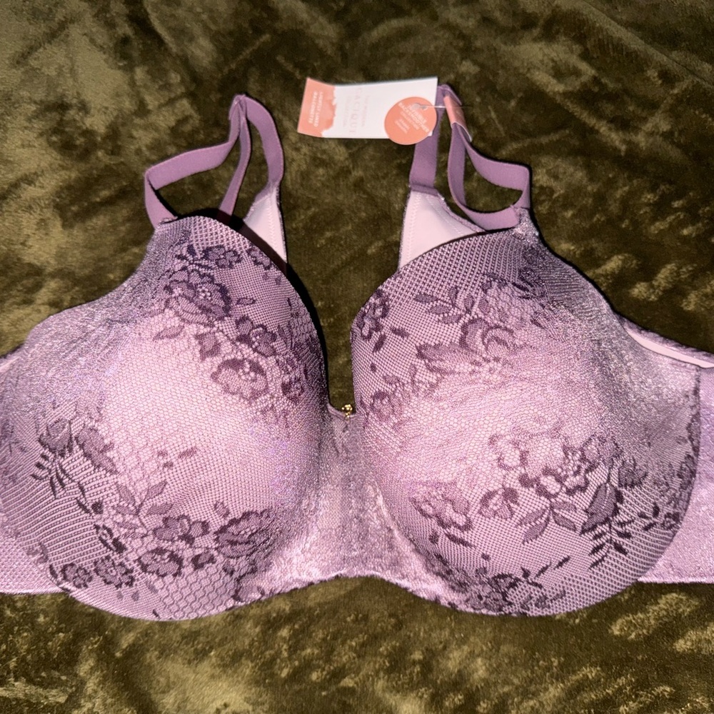lightly lined cacique balconette bra NWT